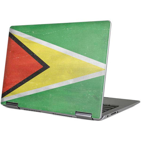 Guyana Flag Distressed Yoga 710 14in Skin